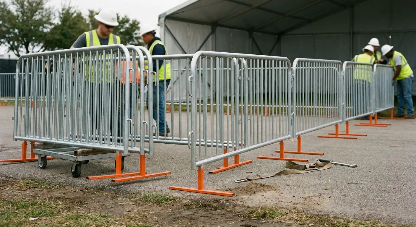 Pedestrian Barricades in Madera, CA