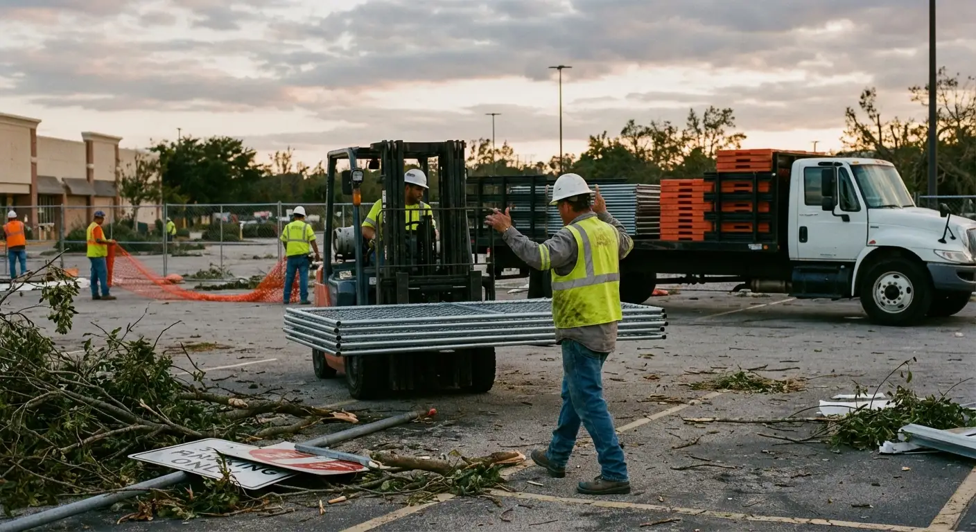 Emergency fencing deployment in Madera, CA