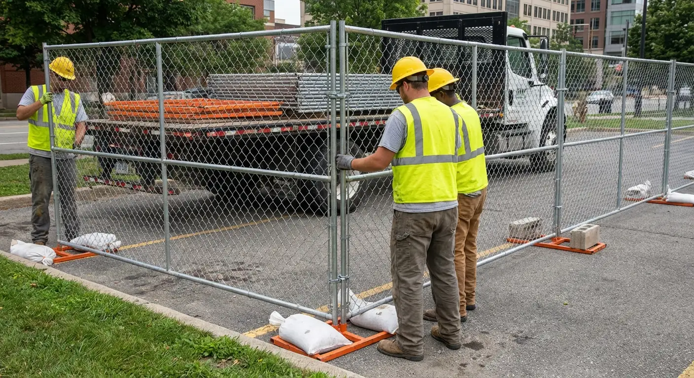 Temporary fencing solutions meeting Madera requirements