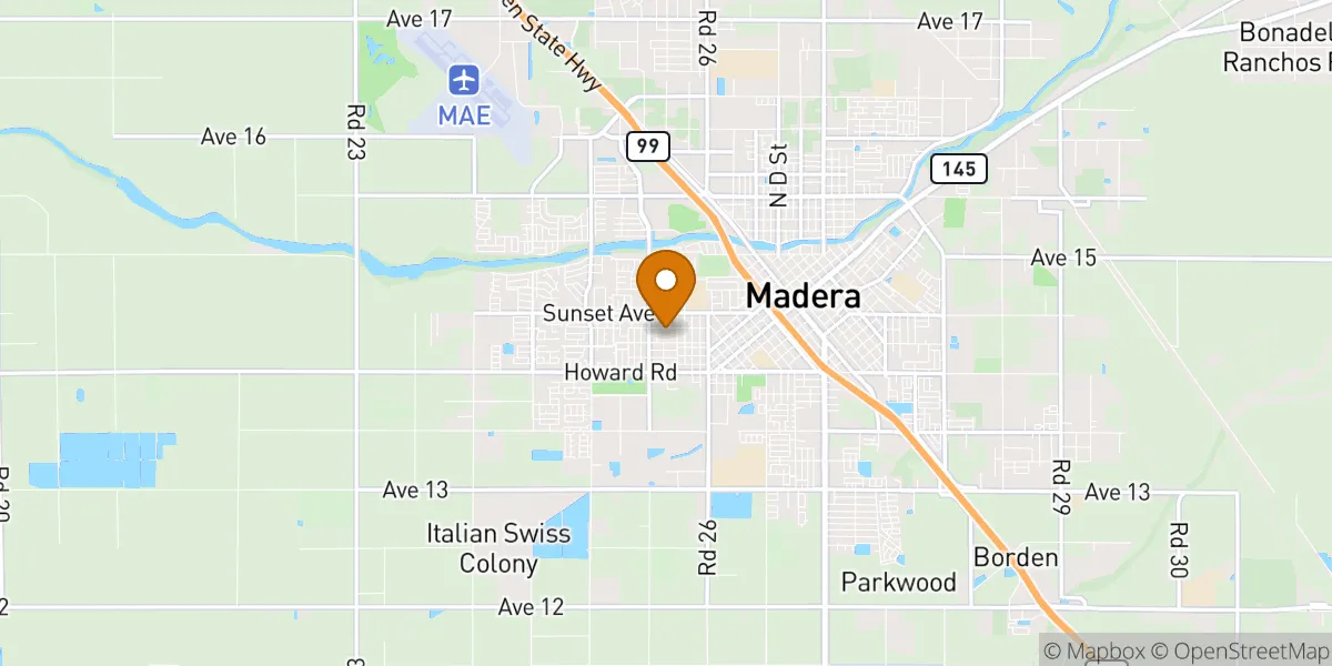  neighborhood map in Madera, CA