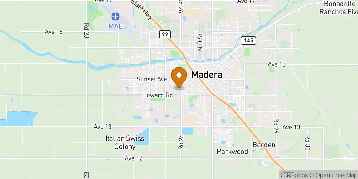  neighborhood map in Madera, CA