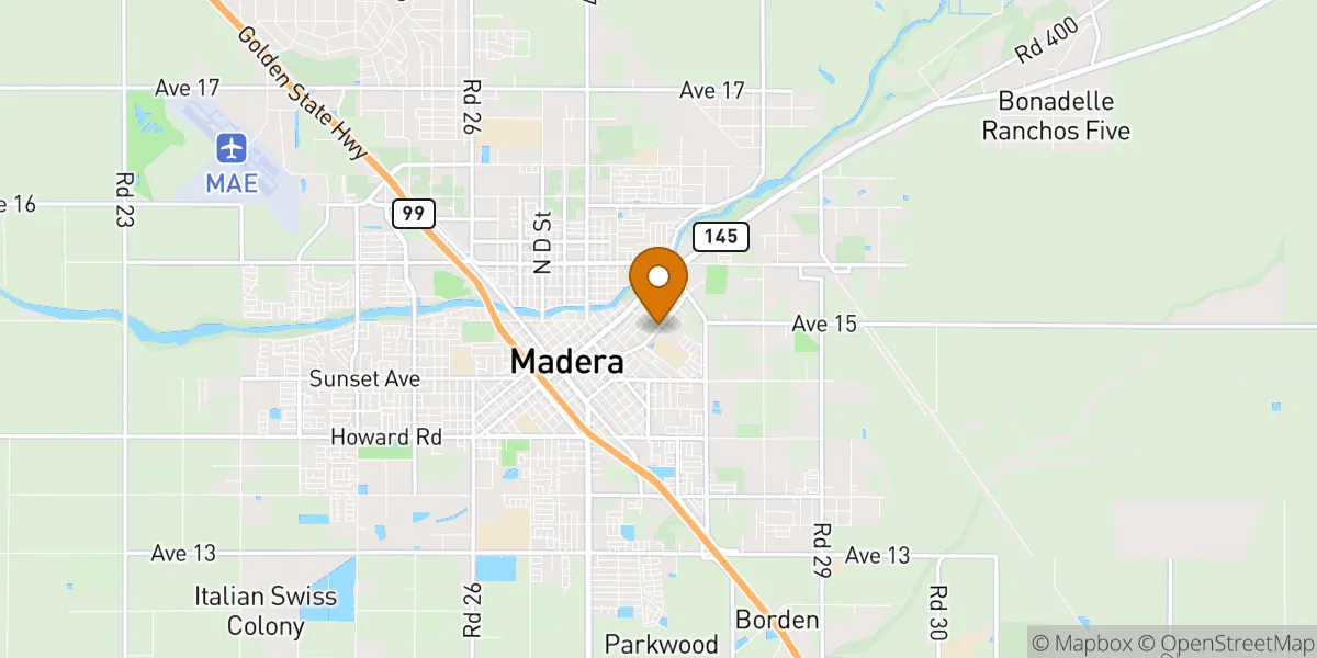  neighborhood map in Madera, CA